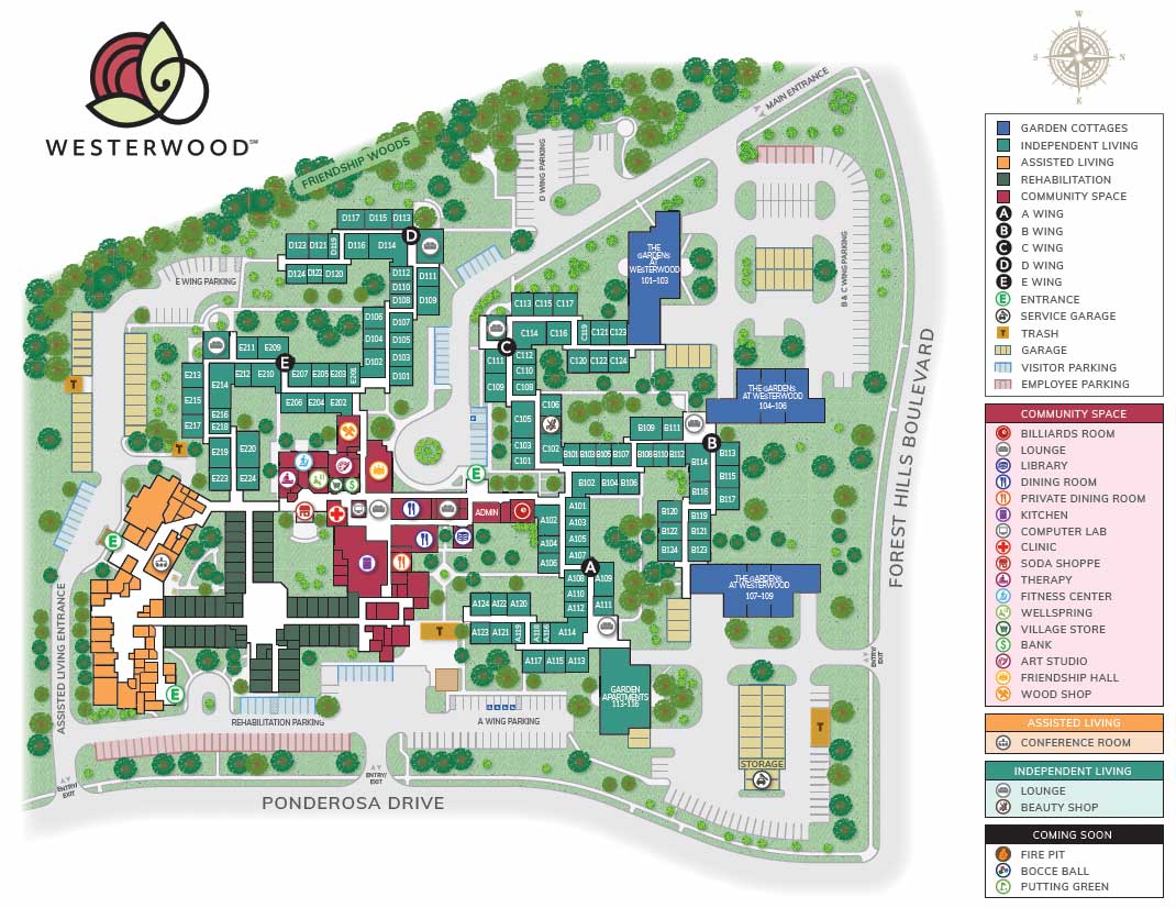 Westerwood Campus Map