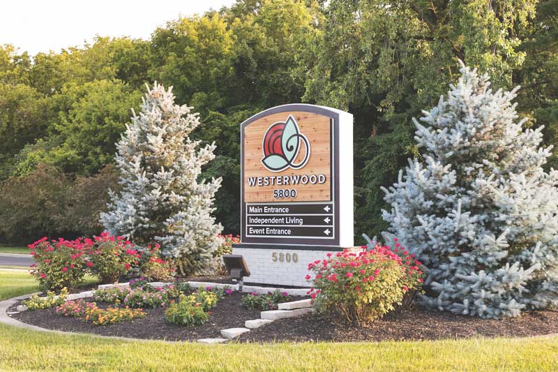 Community Entrance Sign and Landscaping