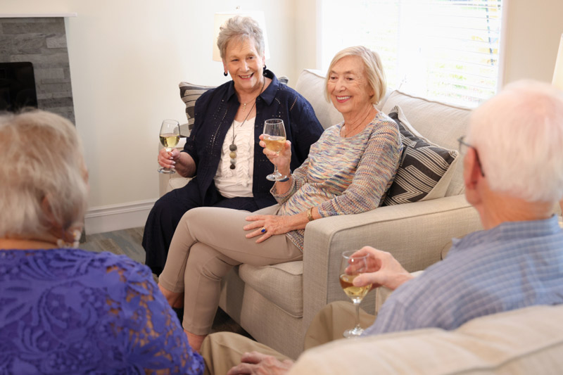 Living Room Social Gathering