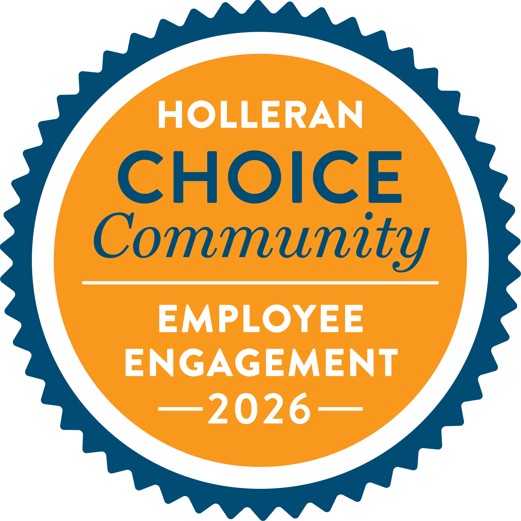 Holleran Choice Community Employee Engagement 2026 badge